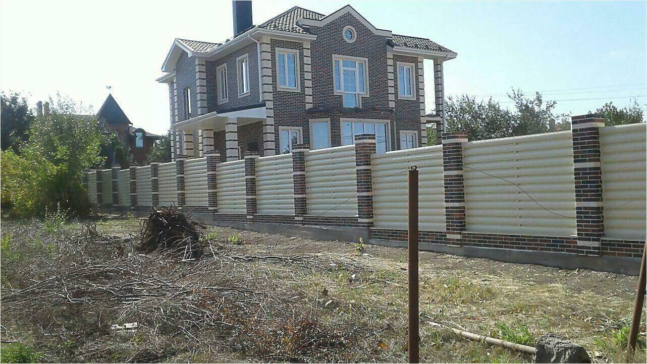 Забор из штакетника 115м фото6 в Липецке